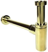 Syfony - Durasan Syfon umywalki butelkowy bez spustu złoty - miniaturka - grafika 1