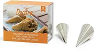 Formy do ciast - Decora 0062225 stożek Mignon metalowy 2,5 x 7,5 cm zestaw  8 0062225 - miniaturka - grafika 1