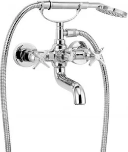 Deante Temisto Bateria wannowa ścienna chrom BQT011D - Baterie wannowe i prysznicowe - miniaturka - grafika 2