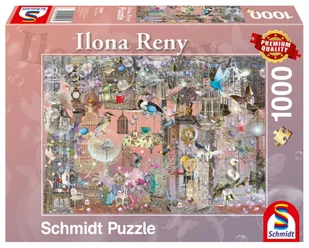 Schmidt Puzzle 1000 elementów ILONA RENY Różowe piękno 5_805426 - Puzzle - miniaturka - grafika 2