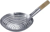 Sitka - JADE TEMPLE Wok firmy sitko sitko z uchwytem drewnianym sito cedzak durszlak sitko do ociekania metalowa okrągła 30 cm 17282 - miniaturka - grafika 1