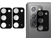 Szkła hartowane na telefon - Samsung Szkło hartowane x2 na tył obiektyw 3D do Galaxy Note 20 czarne 8548X10 - miniaturka - grafika 1