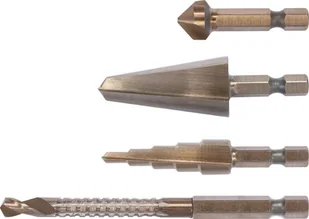 Yato ZESTAW WIERTEŁ UNIWERSALNYCH Z UCHWYTEM HEX 4SZT YT-44705 YT-44705 - Wiertła - miniaturka - grafika 5