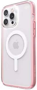 Speck Presidio Perfect-Clear with Impact Geometry + MagSafe - Etui iPhone 13 Pro Max z powłoką MICROBAN (Clear/Rosy Pink) 141755-9356 - Etui i futerały do telefonów - miniaturka - grafika 2