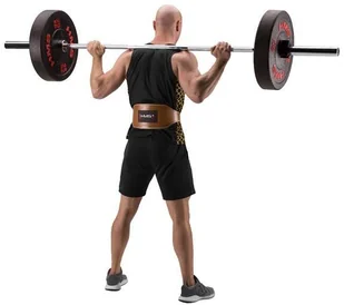 HMS PA3998 BROWN ROZM. L PAS DO ĆWICZEŃ SIŁOWYCH - Pasy kulturystyczne - miniaturka - grafika 6