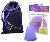 Kubeczki menstruacyjne - ME LUNA Me Luna Kubek menstruacyjny Sport, kulka, niebiesko-fioletowa, rozmiar M - miniaturka - grafika 1