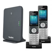 Telefonia VoIP - Yealink Telefon bezprzewodowy VoIP W76P DUO YE-W76P-DUO - miniaturka - grafika 1
