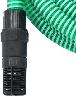 vidaXL Wąż ssący ze złączami z PVC 4 m 22 mm zielony 151070 - Węże ogrodowe i zraszacze - miniaturka - grafika 4