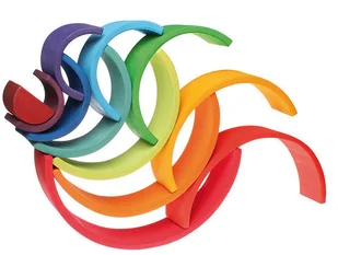 Grimm's Grimm's, kolorowa tęcza, 12 elementów - Łamigłówki - miniaturka - grafika 11