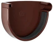 Rynny i akcesoria - Zatyczka rynny z uszczelką 90 mm Prawa - miniaturka - grafika 1