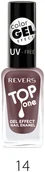 Lakiery do paznokci - Revers Top One Żelowy Lakier Do Paznokci 014 - miniaturka - grafika 1