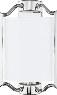Nowodvorski Abażurowa LAMPA ścienna NUNTUCET 8151 klasyczna OPRAWA ścienna chrom biała 8151 - Lampy ścienne - miniaturka - grafika 2