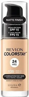 Revlon Colorstay 24Hrs Podkład Z POMPKĄ do cery tłustej i mieszanej 135 Vanilla 30ml 44253-uniw - Podkłady do twarzy Revlon Colorstay 24Hrs Podkład Z POMPKĄ do cery tłustej i mieszanej 135 Vanilla 30ml 44253-uniw - Podkłady do twarzy - miniaturka - grafika 1
