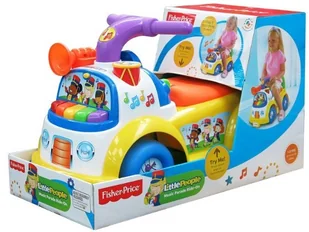 Fisher Price Little People Muzyczna Parada żółty - Jeździki dla dzieci - miniaturka - grafika 3