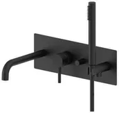 Baterie wannowe i prysznicowe - Paffoni Light czarny mat LIG001NO - miniaturka - grafika 1