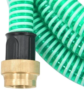 vidaXL Wąż ssący z mosiężnymi złączami 3 m 25 mm zielony 151038 - Węże ogrodowe i zraszacze - miniaturka - grafika 5