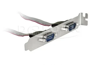 Delock GNIAZDO COM 9PIN (DB9M) X2 NA ŚLEDZIU 89268 - Adaptery i przejściówki - miniaturka - grafika 4