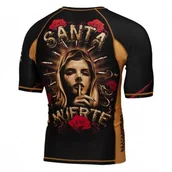 Koszulki sportowe męskie - Extreme Hobby sklep RASHGUARD EXTREME HOBBY SANTA MUERTE - miniaturka - grafika 1