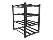 Akcesoria do szaf serwerowych - Lanberg Stojak OPEN RACK bateryjny OR01-830650-304-BK Autoryzowany DYSTRYBUTOR OR01-830650-304-BK - miniaturka - grafika 1