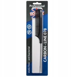 Ronney Grzebień Fryzjerski Carbon-line 078 - Szczotki i grzebienie do włosów - miniaturka - grafika 2