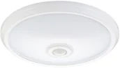 Oprawy, klosze i abażury - Bemko Plafoniera LED Doria 12W 4000K IP20 z czujnikiem ruchu C38-ST57-124-PIR - miniaturka - grafika 1
