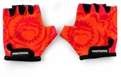 Akcesoria rowerowe - Meteor Markartur Kids big flower rękawiczki rowerowe rozmiar XS 17 cm - miniaturka - grafika 1