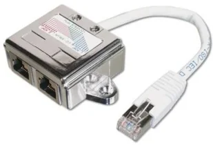 Assmann Adapter RJ45 na kablu / 2x gniazdo RJ45 kat.5e - Kable komputerowe i do monitorów - miniaturka - grafika 6