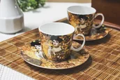 Filiżanki - HANIPOL HANIPOL Filiżanka ze spodkiem 100 ml Gustav Klimt Adela komplet 2 sztuk 5907580045139 - miniaturka - grafika 1