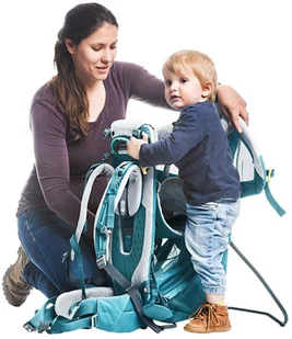 Deuter Nosidełko turystyczne damskie Kid Comfort Active SL - denim (362002130070) 362002130070 - Plecaki - miniaturka - grafika 10