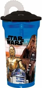 Disney Bidon ze słomką Star Wars, 350 ml - Bidony dla dzieci - miniaturka - grafika 2