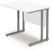 Biurka - AJ Biurko krótkie FLEXUS dostawka Kolor: Biały laminat 148973 - miniaturka - grafika 1
