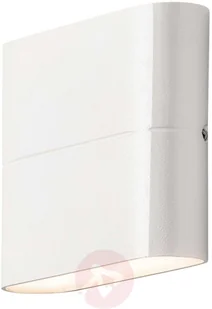 Konstmide Kinkiet zewnętrzny LED Chieri 11 cm biały - Lampy ogrodowe - miniaturka - grafika 4