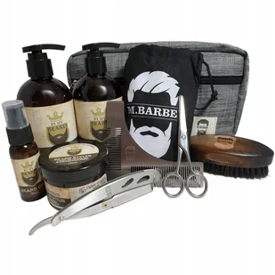 Zestaw Do Brody M.barbe Kosmetyki Nożyczki Brzytwa - Kosmetyki i akcesoria do pielęgnacji brody - miniaturka - grafika 3