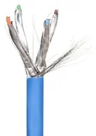 Kable miedziane - Telegaertner Kabel S/FTP Telegartner kat.7 LSOH 500m drut niebieski 4x2xAWG23 - miniaturka - grafika 1