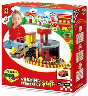 TM Toys Parking Ferrari GT Soft Zestaw z autkiem - Tory, garaże, parkingi - miniaturka - grafika 2