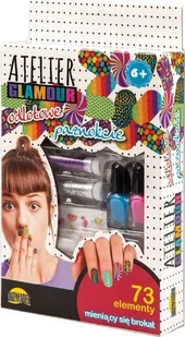 Atelier Glamour MINI ATELIER GLAMOUR ODLOTOWE PAZNOKCIE zakupy dla domu i biura! 130-00855 - Zabawy w naśladowanie dorosłych - miniaturka - grafika 2