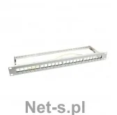 LogiLink Patchpanel Keystone 24-portowy ekranowany szary NK4041 - Wtyczki i adaptery - miniaturka - grafika 2