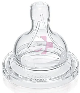 Philips antykolkowy Airflex - silikon, 0-6m, wolny przepływ (2szt.) - Smoczki do butelek - miniaturka - grafika 4