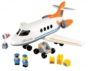 Ecoiffier Abrick Samolot Happy Jet z figurkami - Klocki - miniaturka - grafika 2