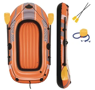 Bestway Ponton Hydro-Force Set 196 x 114 cm wiosła + pompka 61062 61062 - Pontony - miniaturka - grafika 3
