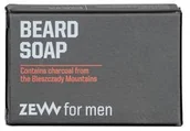 Kosmetyki i akcesoria do pielęgnacji brody - Zew for men Mydło do brody z węglem aktywnym Zew for men (85 ml) 001BSZFM - miniaturka - grafika 1