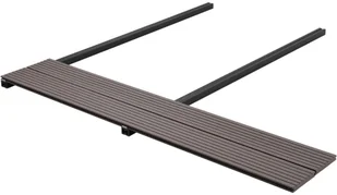 Deski tarasowe z litego WPC, 16 m, 2,2 m, ciemnobrązowe - Podesty i deski tarasowe - miniaturka - grafika 5