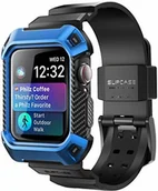 Akcesoria do smartwatchy - SupCase Opaska na Apple Watch Series 4 marki SUPCASE [Unicorn Beetle Pro], 44 mm, wytrzymała sportowa opaska zastępcza i ramka ochronna na zegarek Apple Watch, model z 2018 roku - miniaturka - grafika 1