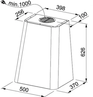 Franke Smart Deco FSMD 508 BK 335.0528.006 - Okapy kuchenne - miniaturka - grafika 3