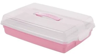 Curver Pojemnik na ciasto, jasnoróżowy, 45x29,5x11,1 cm - Formy do ciast - miniaturka - grafika 9
