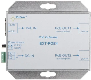 Pulsar Extender EXT-POE4 EXT-POE4 - Akcesoria do alarmów - miniaturka - grafika 6