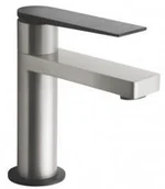 Baterie umywalkowe - Sapho HITAM bateria umywalkowa, bez odpływu, nikiel/czarny HM002 - miniaturka - grafika 1