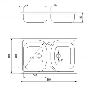 Deante Tango ZM5 020N - Zlewozmywaki - miniaturka - grafika 2