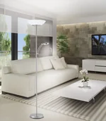 Lampy stojące - Paul Neuhaus Lampa podłogowa LED ALFRED Srebrna 655-55 - miniaturka - grafika 1