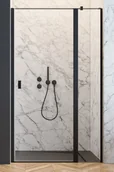 Ścianki i drzwi prysznicowe - Radaway Nes Black DWJ II Drzwi wnękowe 120 cm prawe, szkło przejrzyste, wys. 200 cm. 10036120-54-01R - miniaturka - grafika 1